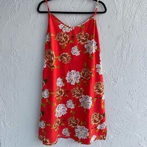 Plus Oversize Floral Cami Dress